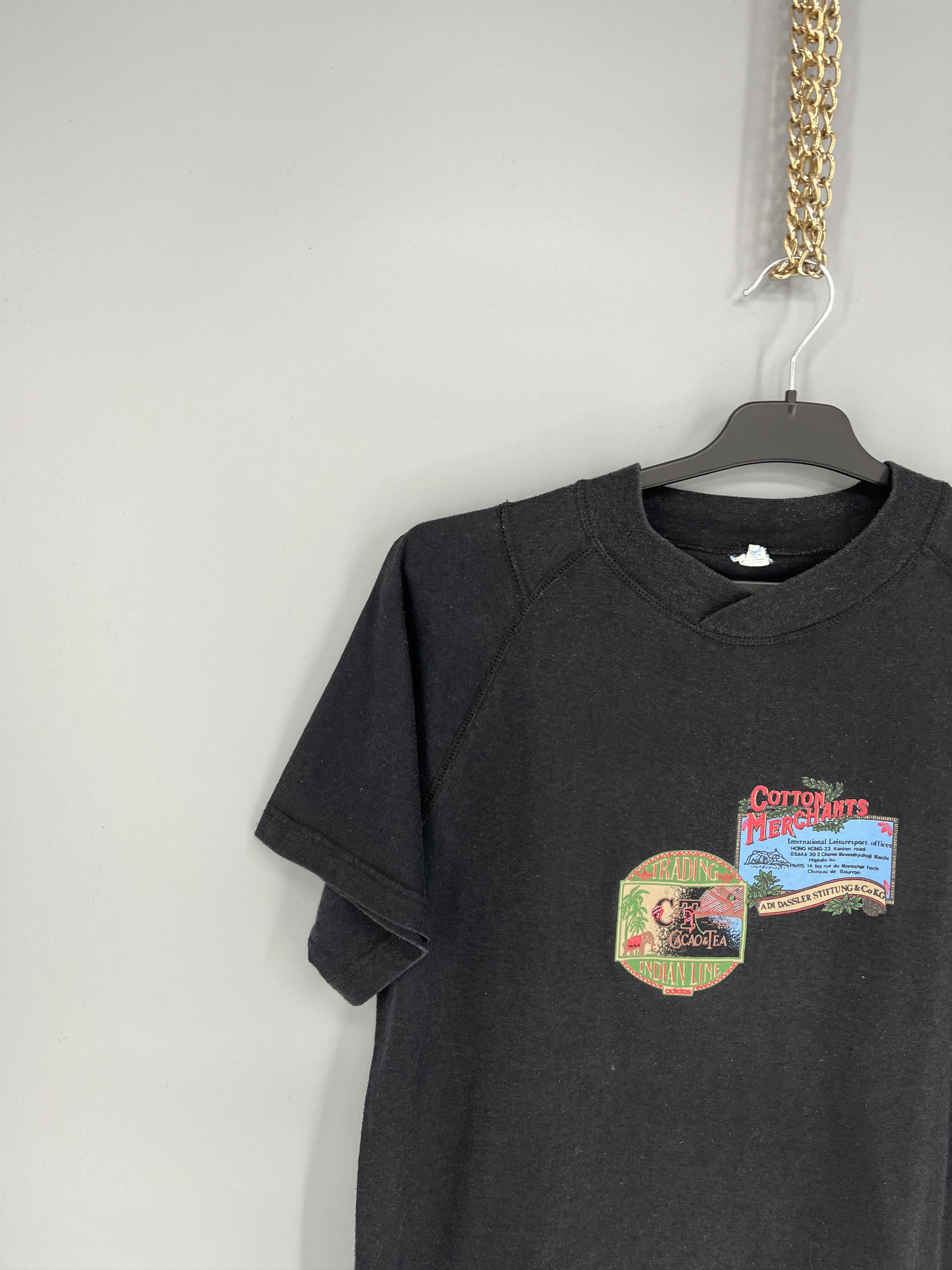 Adidas RARE!! Vintage Y2K 90s Adidas Logo Tee Streetwear Made Spain Size US S / EU 44-46 / 1 - 5 Thumbnail