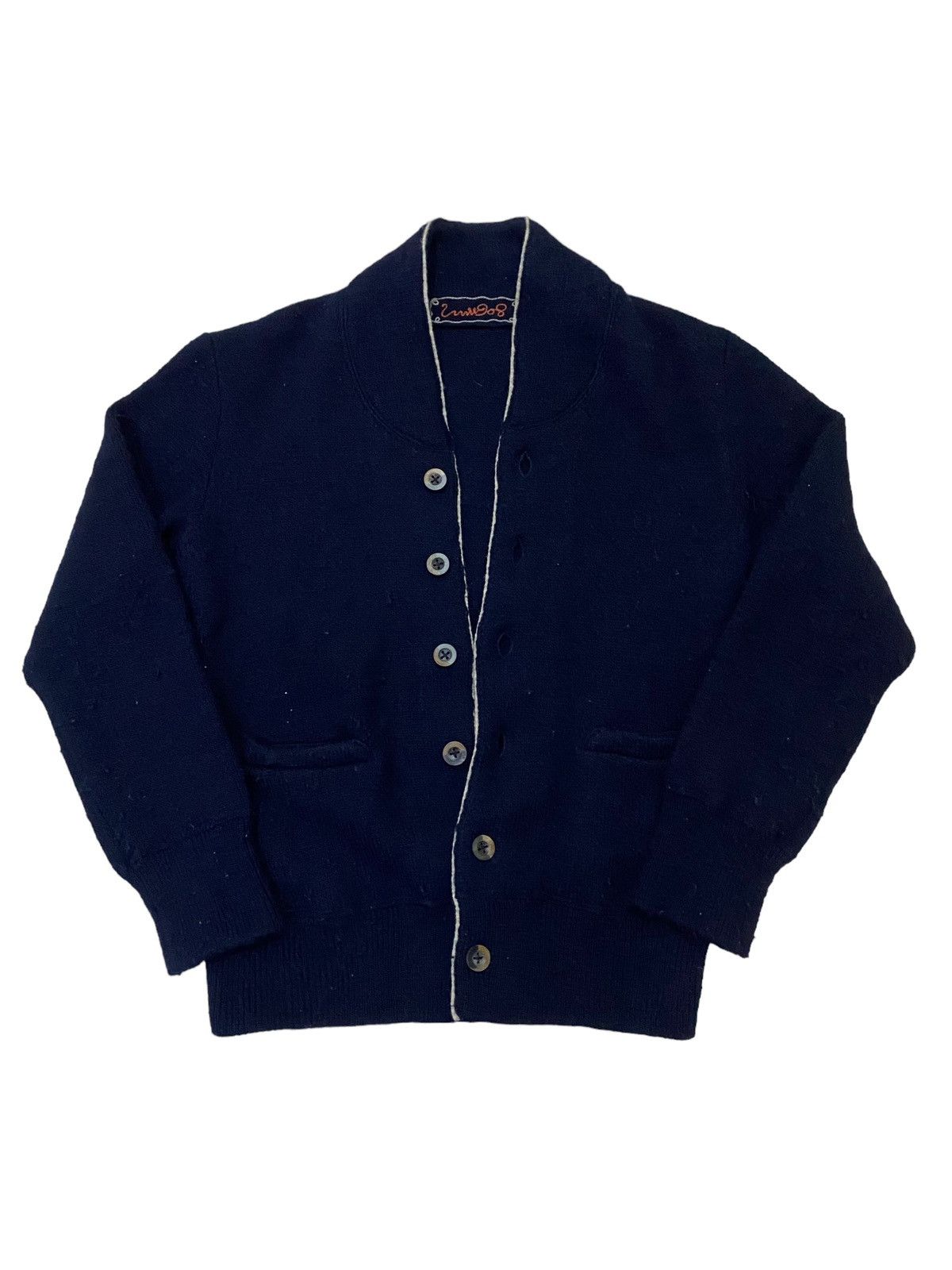45rpm 💥Vintage 45Rpm Indigo Cardigan Knitwear Size S / US 4 / IT 40 - 4 Thumbnail