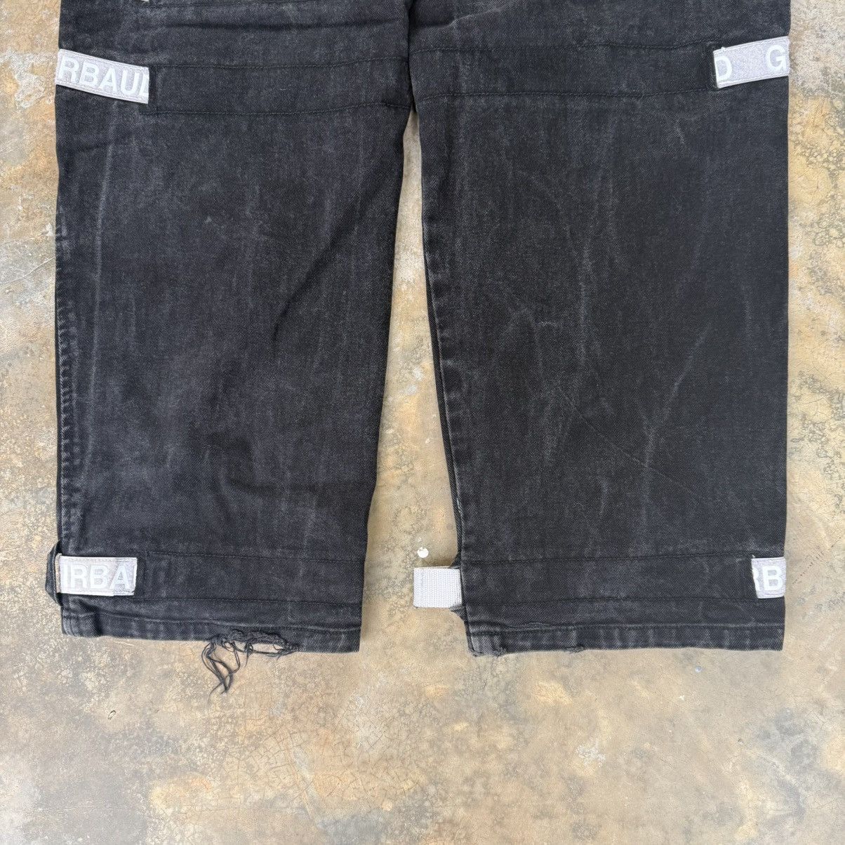 Marithe + Francois Girbaud Vintage y2k MFG Baggy Stripe Jeans Size US 37 - 4 Thumbnail