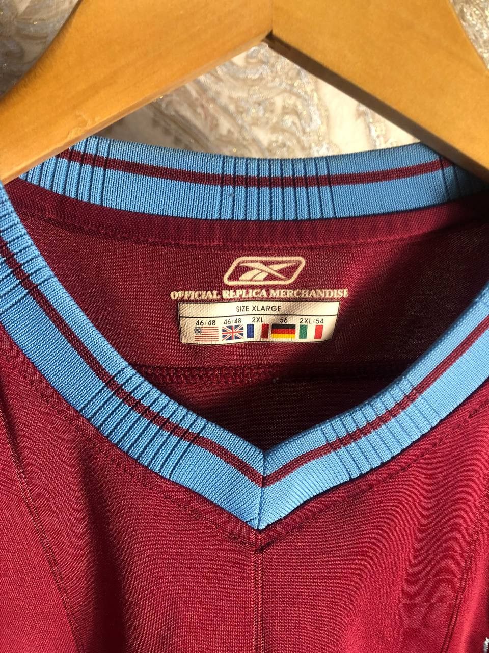 Reebok Vintage Reebok FC West Ham United England Soccer Jersey 90s Size US XL / EU 56 / 4 - 6 Thumbnail