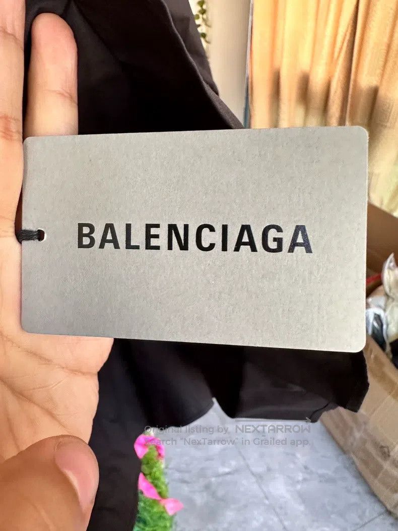 Balenciaga Balenciaga Black embroidered logo shirt Size XS / US 0-2 / IT 36-38 - 5 Thumbnail
