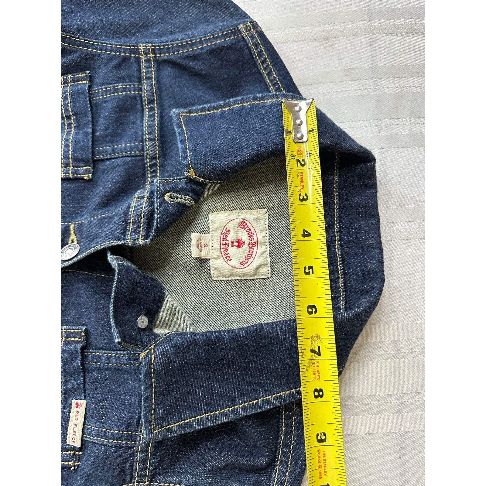 Brooks Brothers Brooks Brothers Red Fleece Denim Jacket Blue Jean Women's S Size S / US 4 / IT 40 - 6 Thumbnail