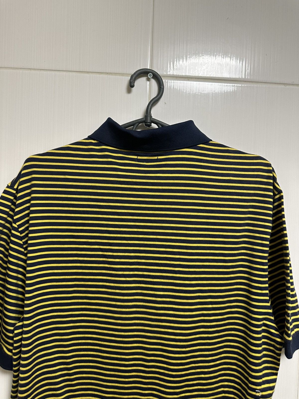 Polo Ralph Lauren × Ralph Lauren Vintage Polo Ralph Lauren PRO FIT Polo Shirt Yellow Stripe Size US M / EU 48-50 / 2 - 7 Thumbnail