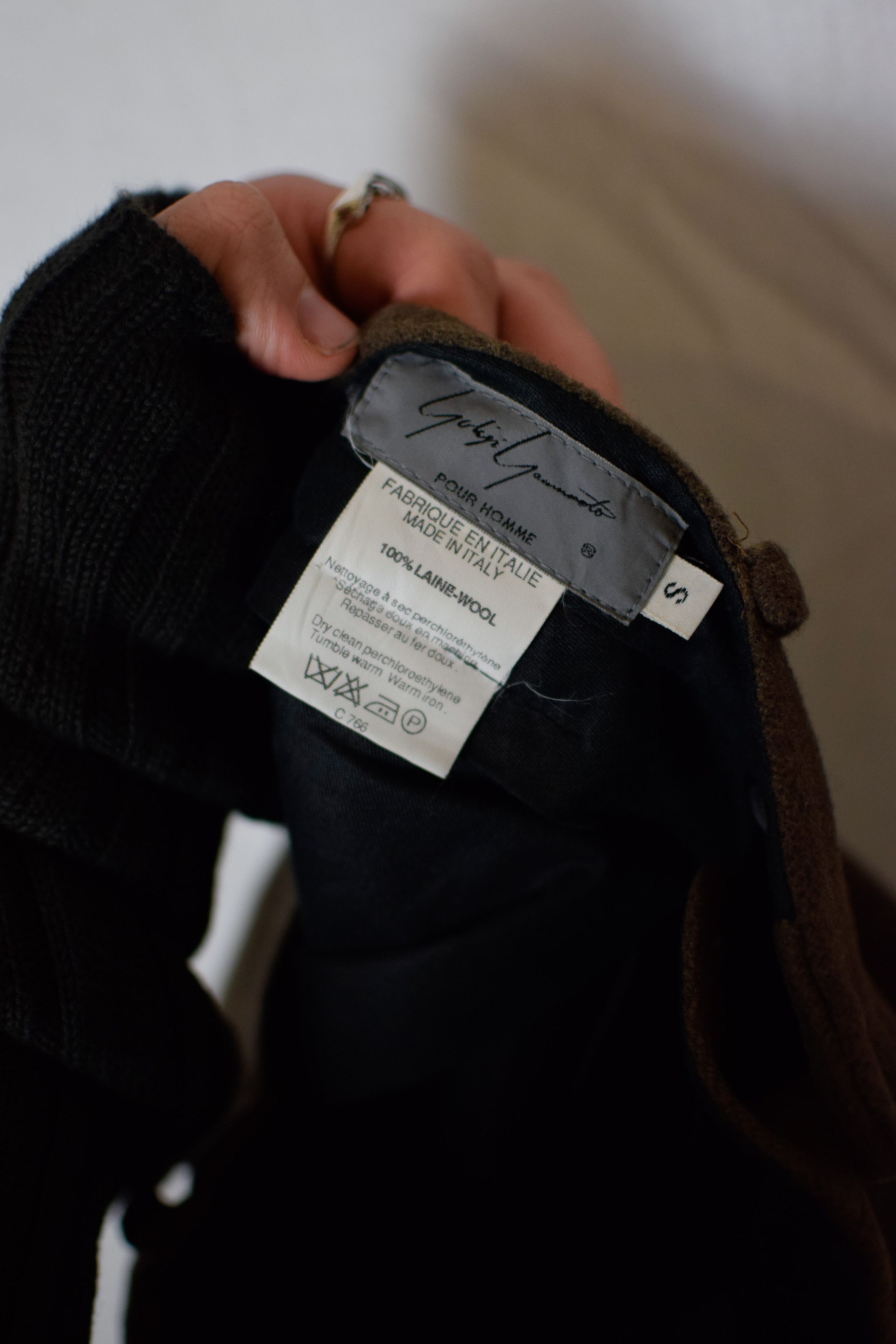 Yohji Yamamoto YYPH Archive 80's Brown Wool Pants Size US 30 / EU 46 - 9 Thumbnail