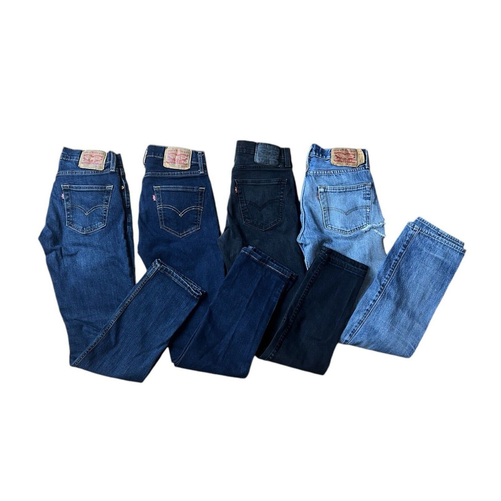 Levi's Levi’s 501 511 512 Denim Jeans Bundle Lot Of 4 Sz W 29 L 32 Size 29" - 1 Thumbnail