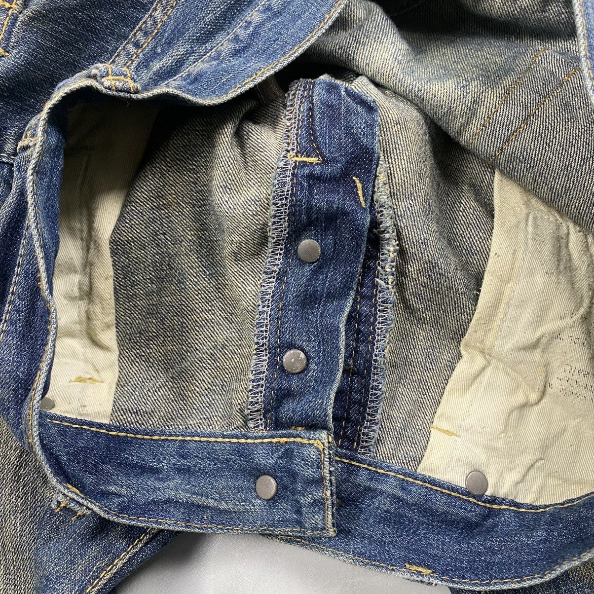 Japanese Brand Rare Azul Japan Poem Wording Pocket Mudwash Denim Size US 33 - 8 Thumbnail