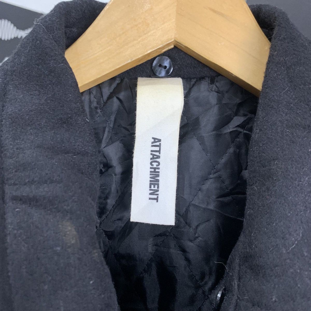Attachment × Japanese Brand × Kazuyuki Kumagai Attachment Attachment Bikers Wool Jacket Japan Ramones Style Size US M / EU 48-50 / 2 - 6 Thumbnail