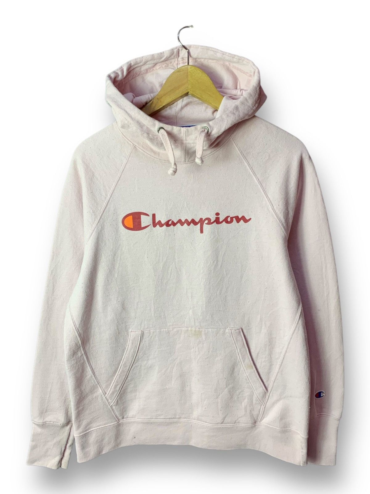 Champion 🔥Champion Spellout Hoodie Sweater Sweatshirt Pullover Size US M / EU 48-50 / 2 - 1 Thumbnail