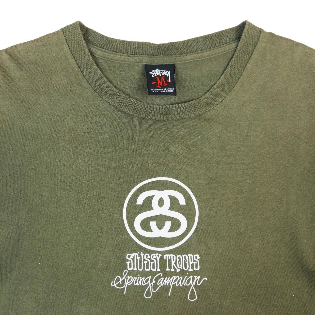 Stussy Vintage Stussy Troops Summer Campaign Graphic T Shirt Size M Size US M / EU 48-50 / 2 - 3 Thumbnail