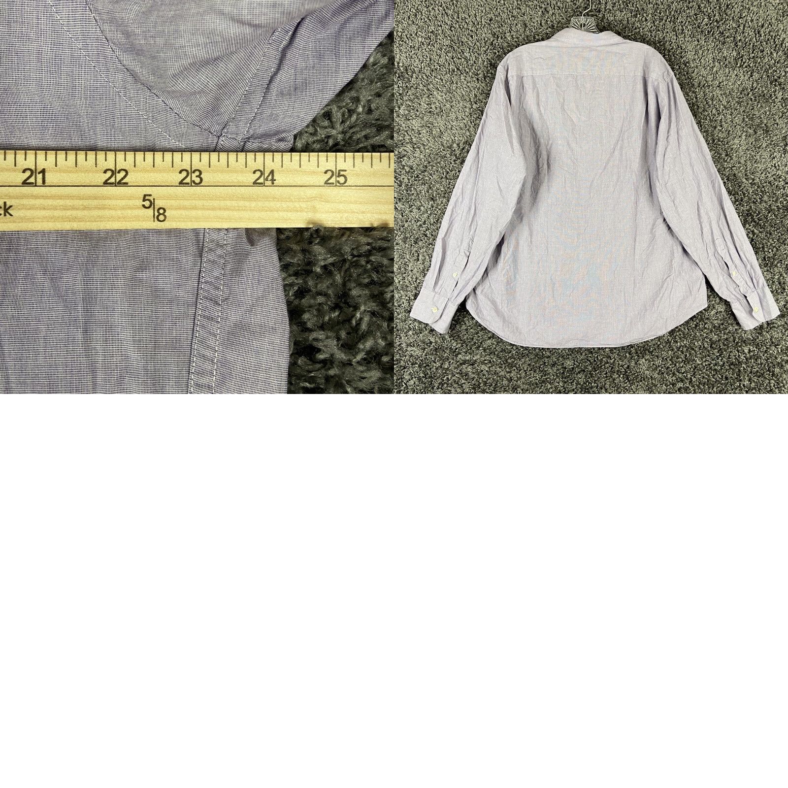 J.Crew VINTAGE J.CREW Shirt Men Adult XL Purple Button-Up Long Sleeve Size US XL / EU 56 / 4 - 8 Thumbnail