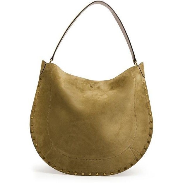 Isabel Marant Isabel Marant Oskan Hobo Soft Khaki Green Suede Shoulder Bag Size ONE SIZE - 3 Thumbnail