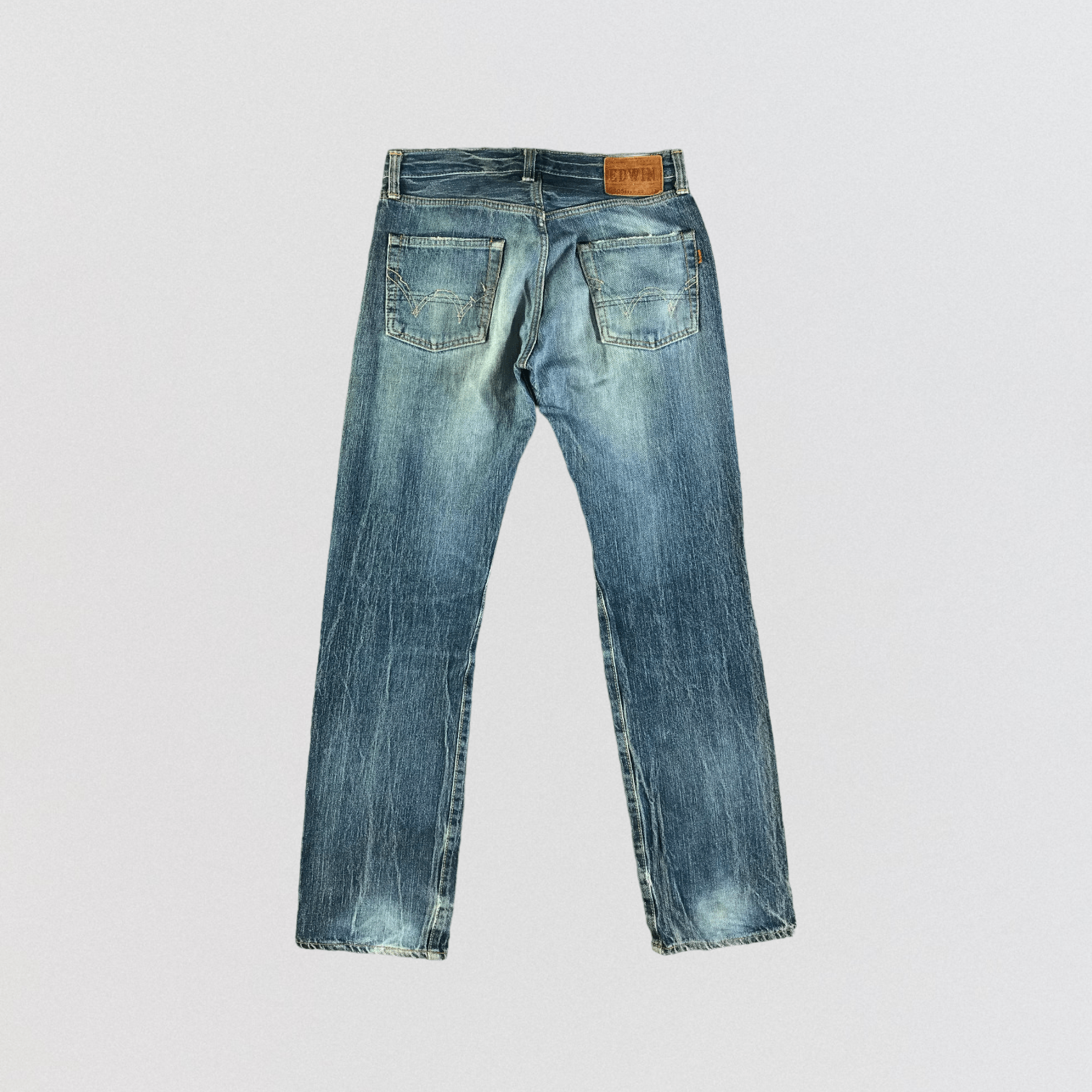 Edwin Vintage Blue Wash Edwin 505 Selvedge Jeans-JM3578 Size US 32 / EU 48 - 2 Thumbnail