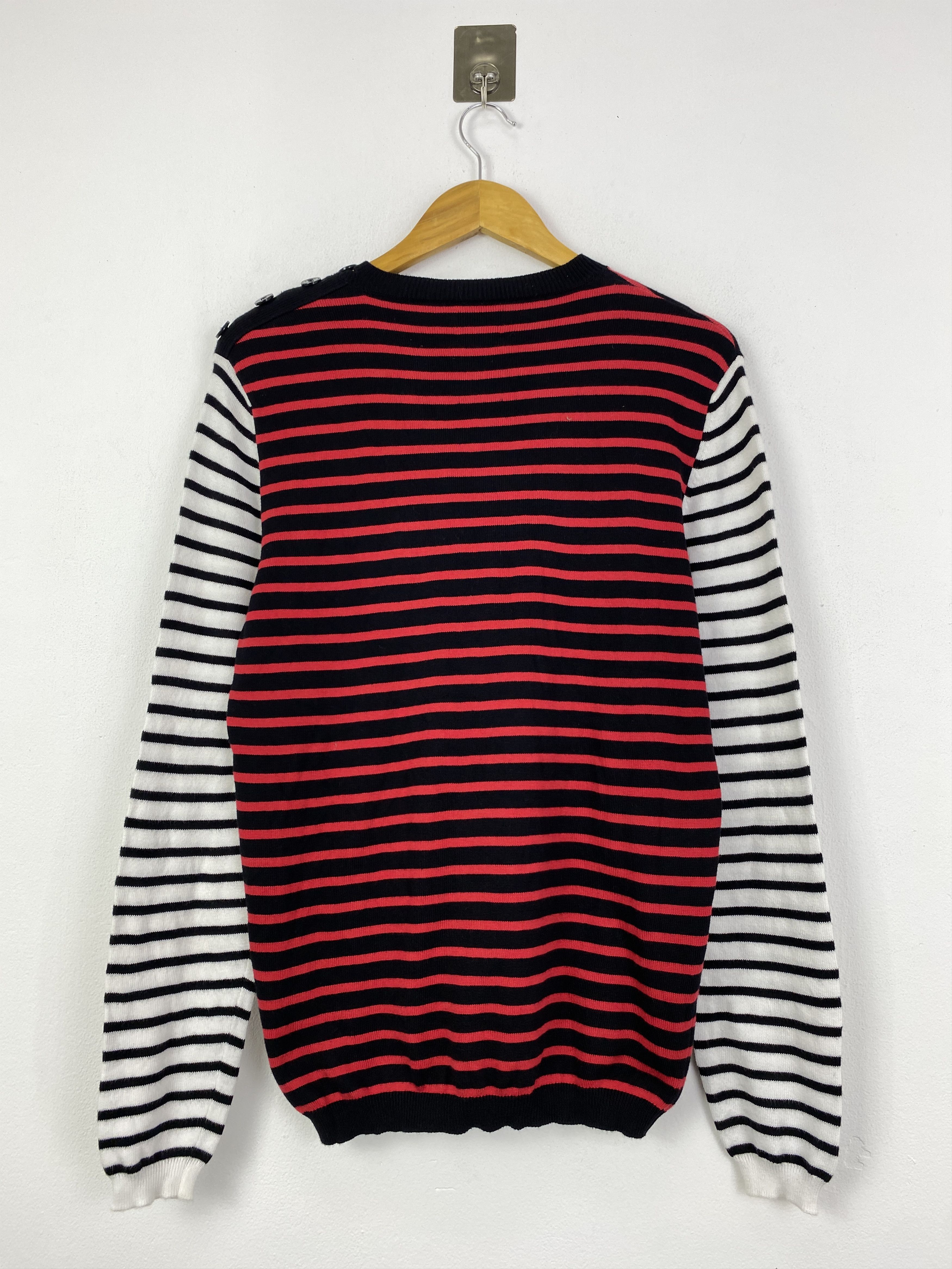Diesel Vintage Diesel Stripes Wording Pullover Sweatshirt SH0137 Size US S / EU 44-46 / 1 - 3 Thumbnail