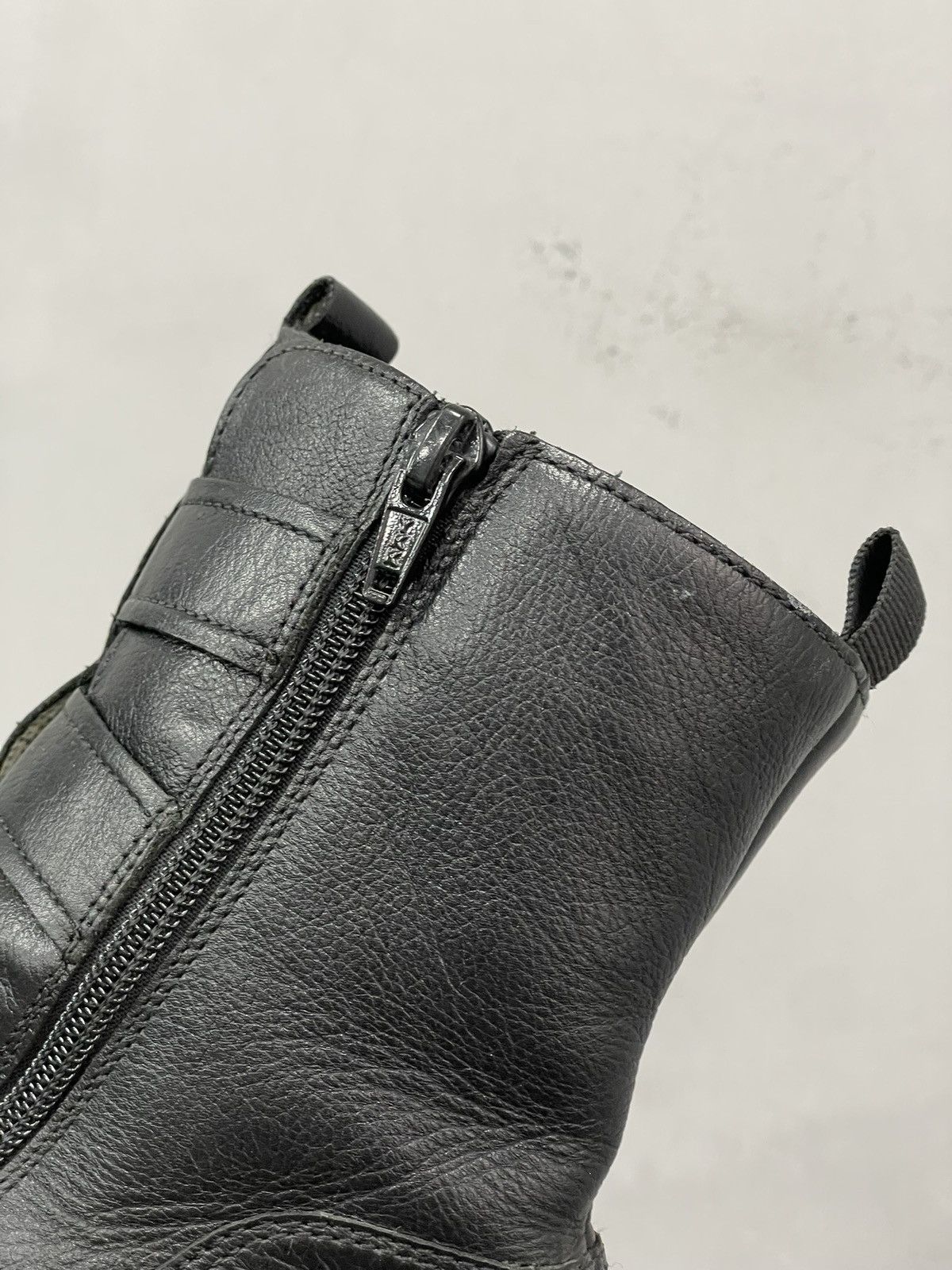 Other Vintage guidi style Gothic Multi Buckle Leather Boots Y2K Size US 7.5 / EU 40-41 - 12 Thumbnail