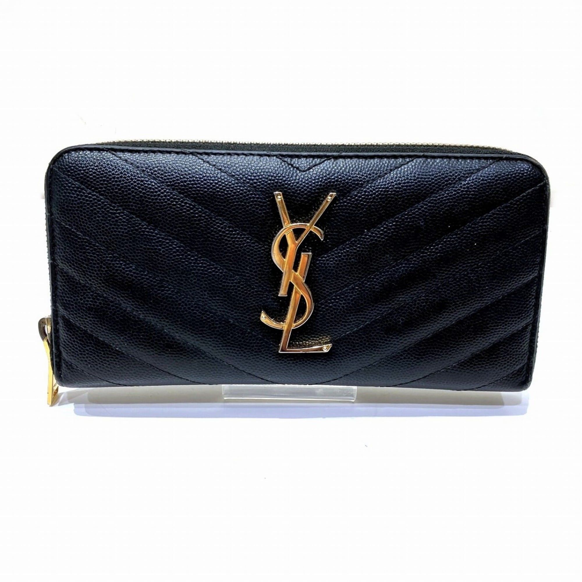 Yves Saint Laurent Yves Saint Laurent leather long wallet 358094 Size ONE SIZE - 1 Thumbnail