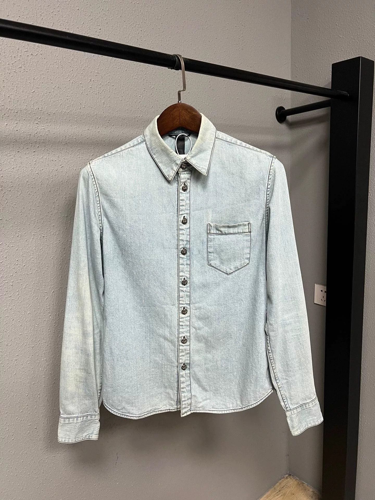 Chrome Hearts chrome hearts cross denim shirt Size US S / EU 44-46 / 1 - 1 Thumbnail