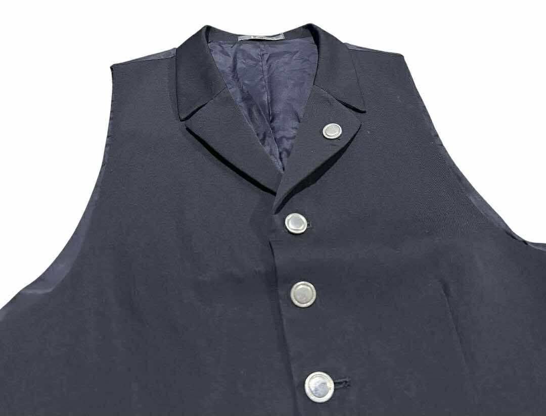 Yohji Yamamoto 🔥Vintage LQ Yohji Yamamoto Tuxedo Vest Chain Crazy Buttons Size US S / EU 44-46 / 1 - 7 Thumbnail