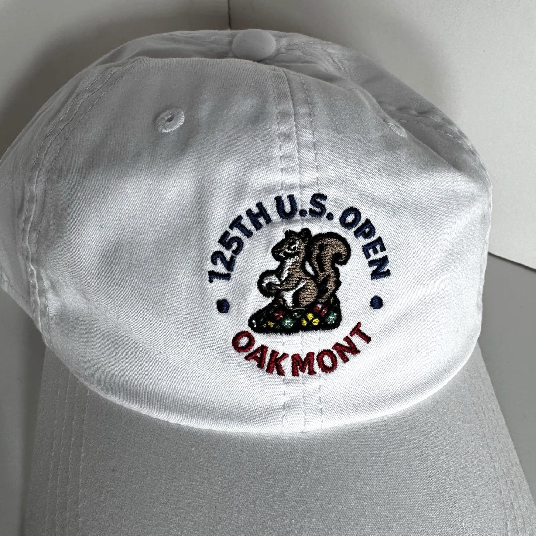 Vintage 125th U.S. Open Oakmont Country Club Hat Adjustable Strap White USGA Member New Golf Hat Unisex Adults Mens Womens (if applicable) Size ONE SIZE - 2 Thumbnail