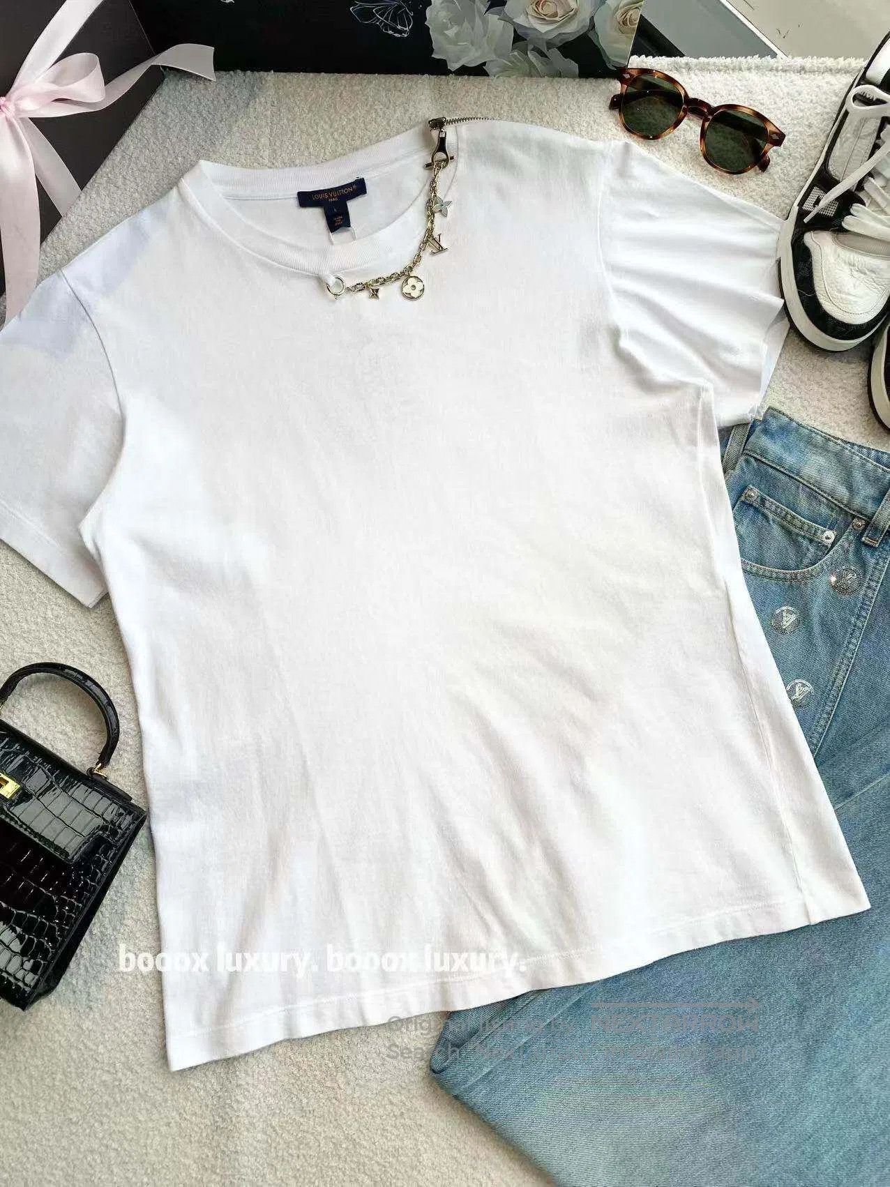 Louis Vuitton Louis Vuitton Presbyon chain short sleeves| Size L / US 10 / IT 46 - 1 Thumbnail