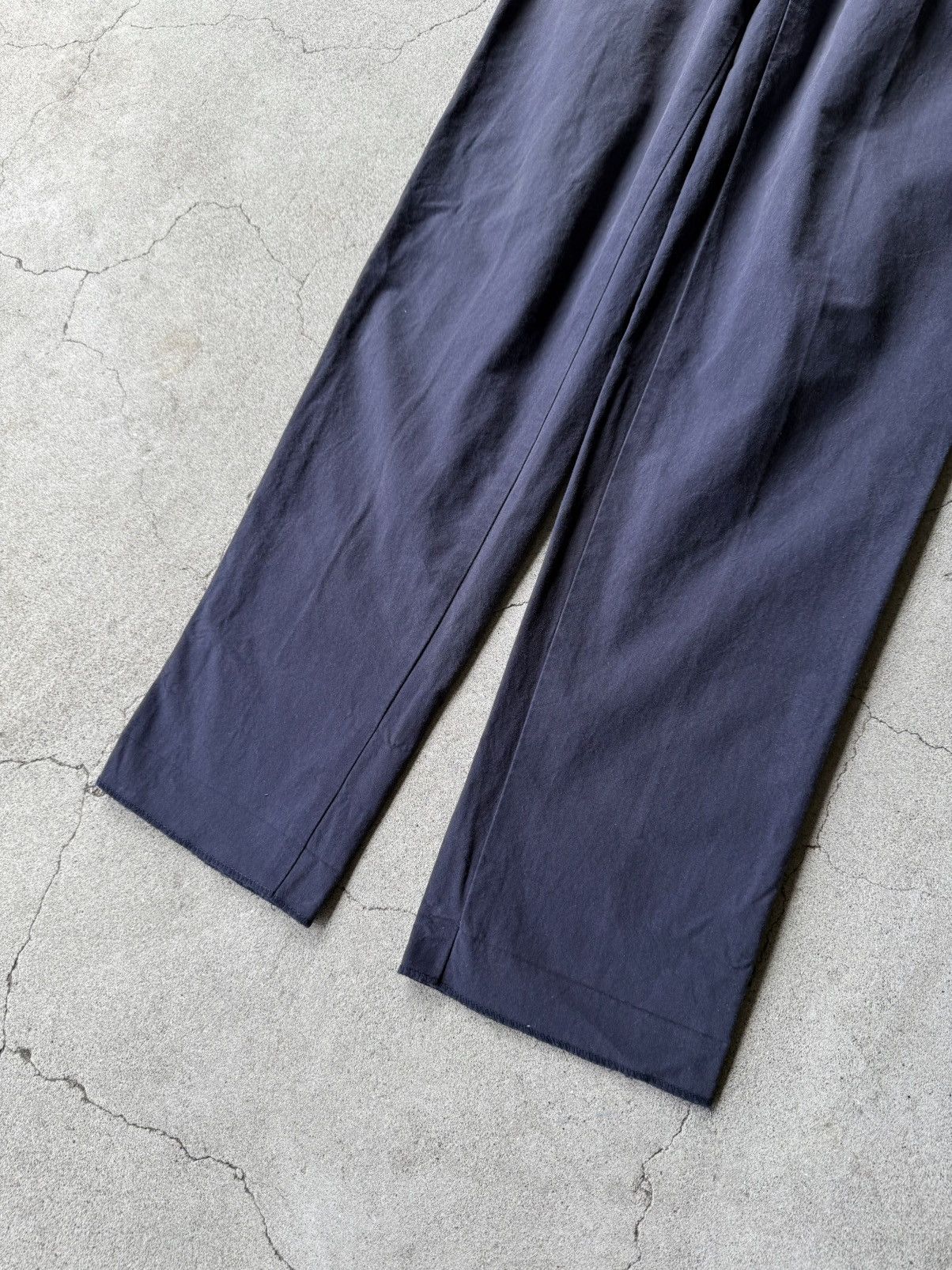 Issey Miyake 90's ISSEY MIYAKE Archive Dark Navy Trousers Size US 28 / EU 44 - 4 Thumbnail