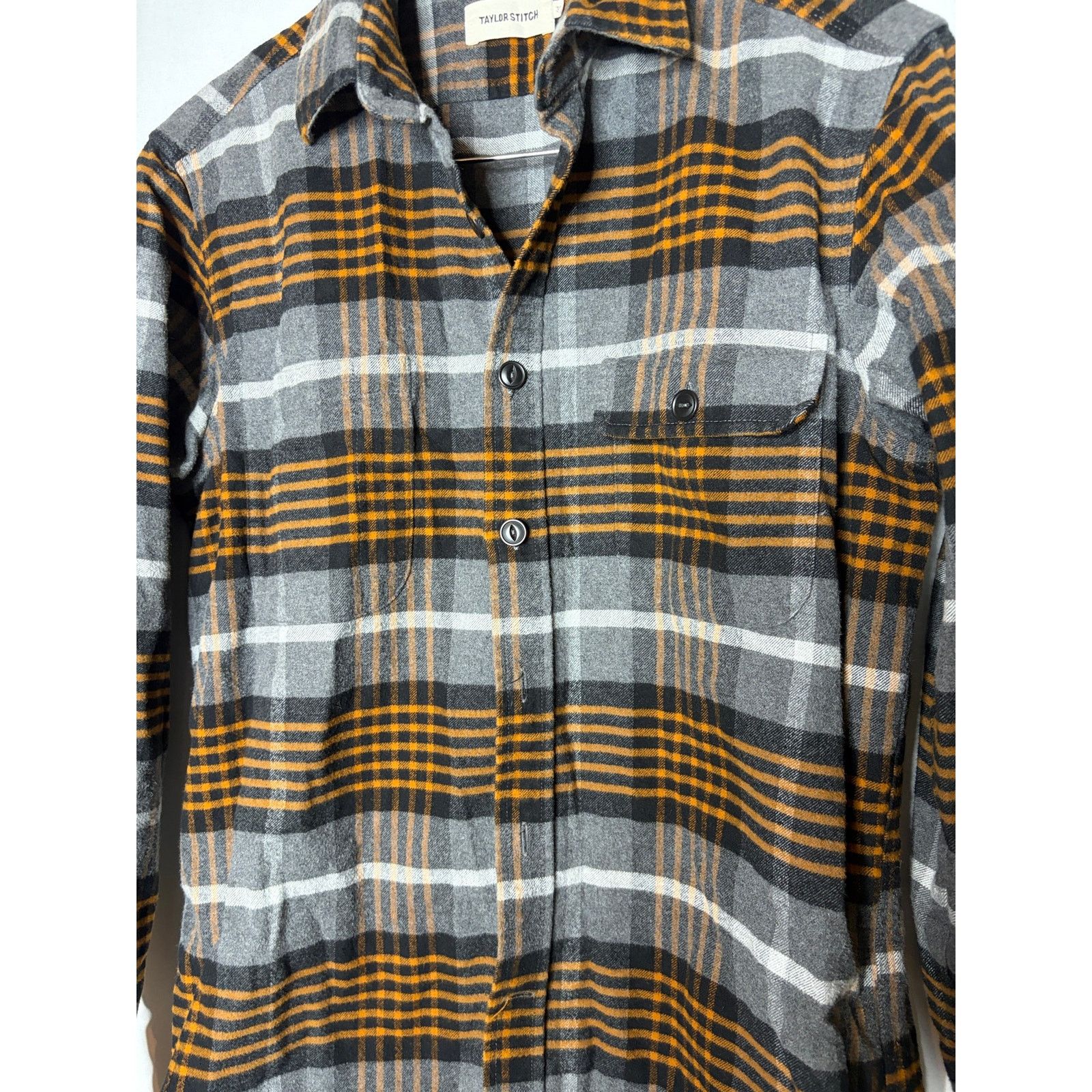Taylor Stitch Taylor Stitch Moto Button Down Shirt in Orange Plaid Size US S / EU 44-46 / 1 - 4 Thumbnail