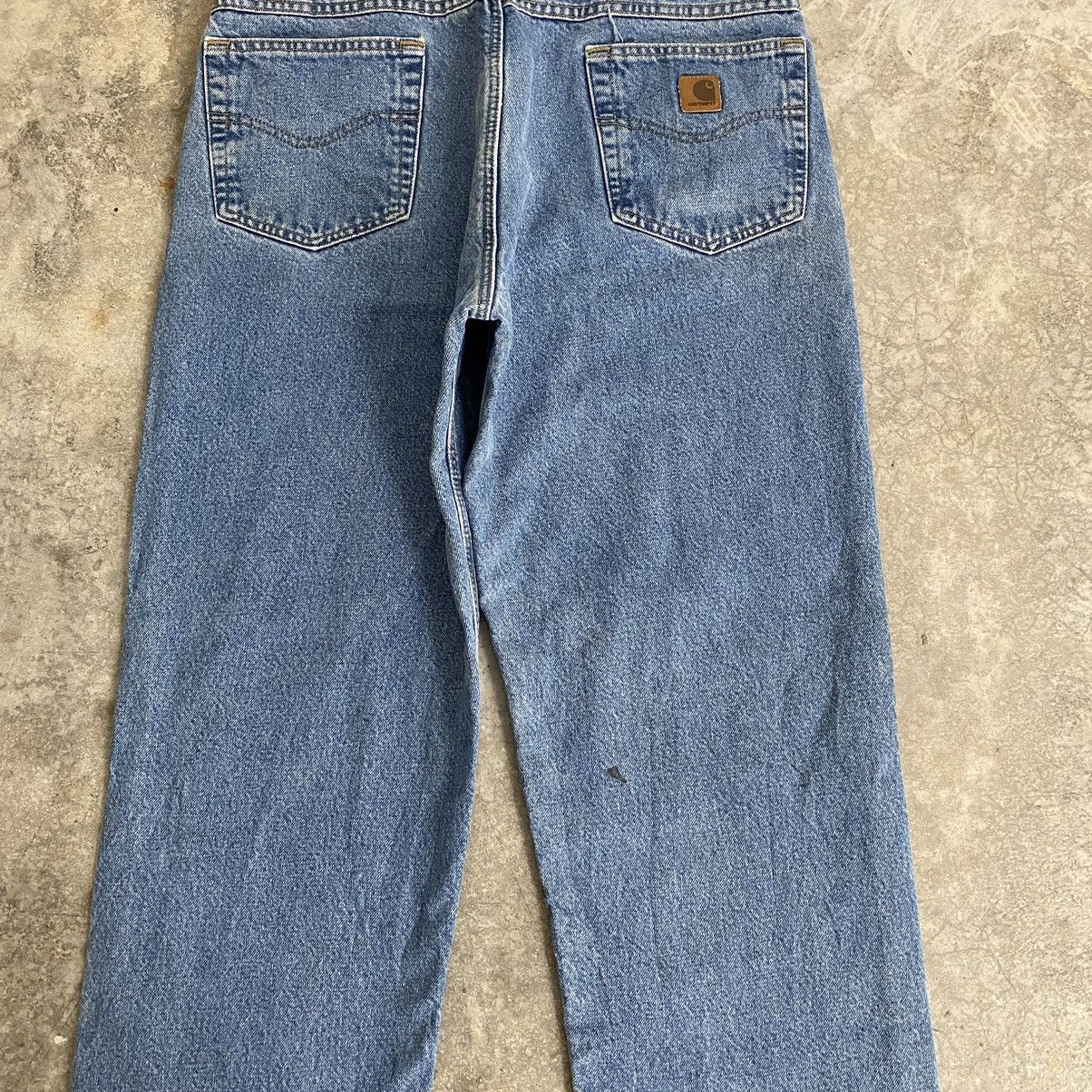 Carhartt Vintage Carhartt Blanket Lined Relaxed Fit Denim Jeans Size US 35 - 21 Thumbnail