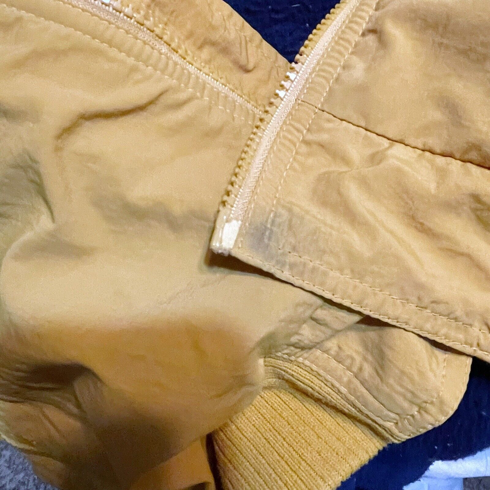 Eddie Bauer EDDIE BAUER Vtg USA Yellow Windfoil Jacket Mens XL Tall Size US XL / EU 56 / 4 - 3 Thumbnail