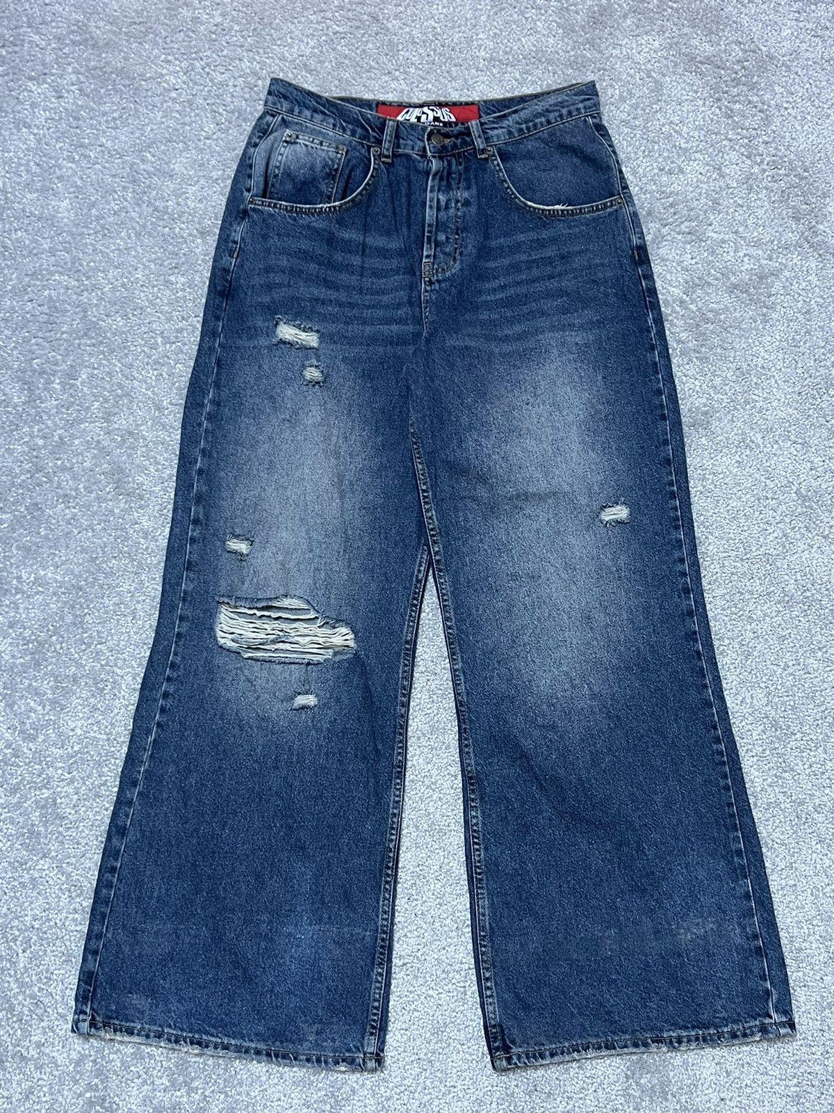 Jaded London Jaded London Colossus Wide Leg Baggy Jeans Size 32 Size US 32 / EU 48 - 4 Thumbnail