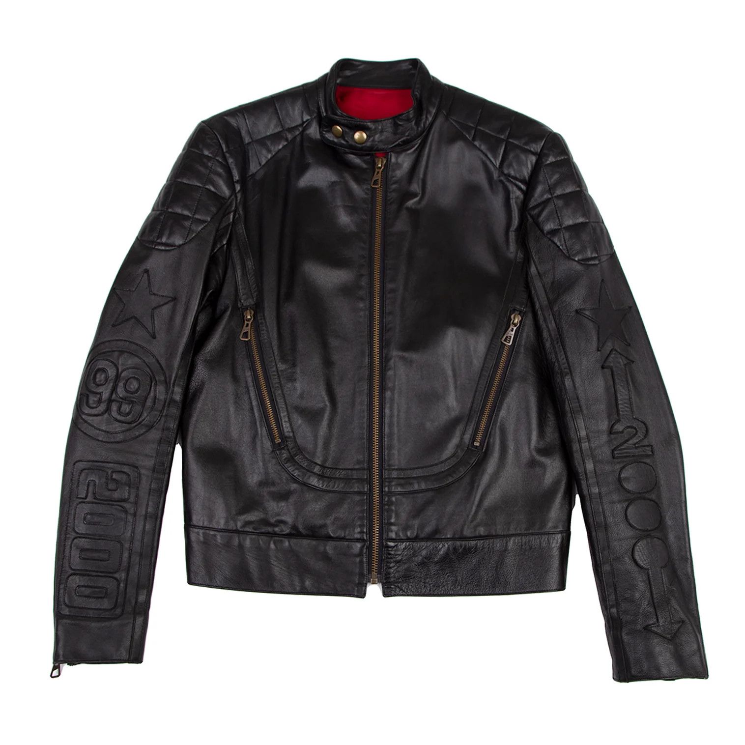 Jean Paul Gaultier Junior Gaultier Perfecto Black Leather Biker 