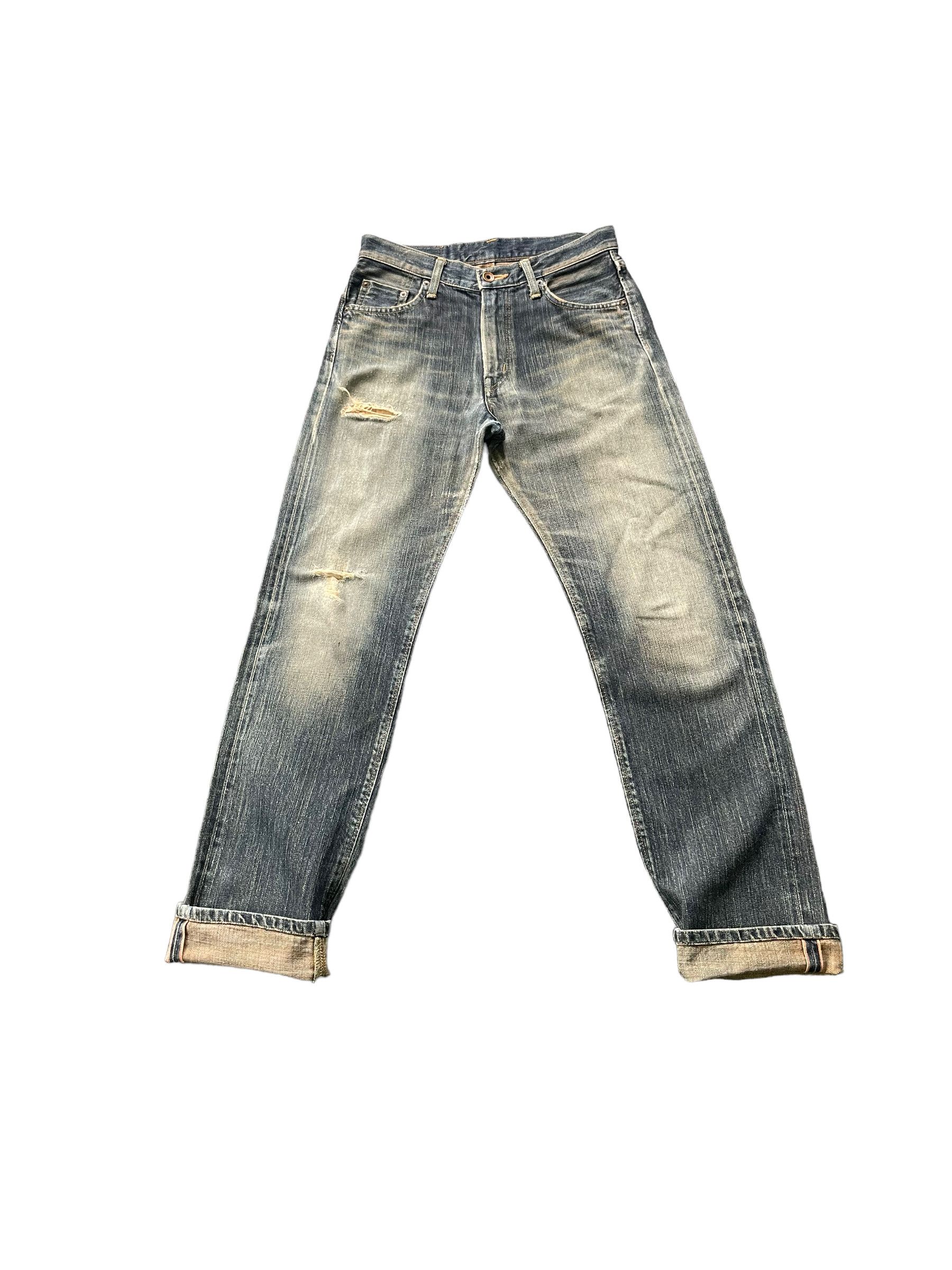Edwin Vintage Mudwash Edwin 505ZXX Distresed Selvedge Denim Size US 30 / EU 46 - 1 Thumbnail