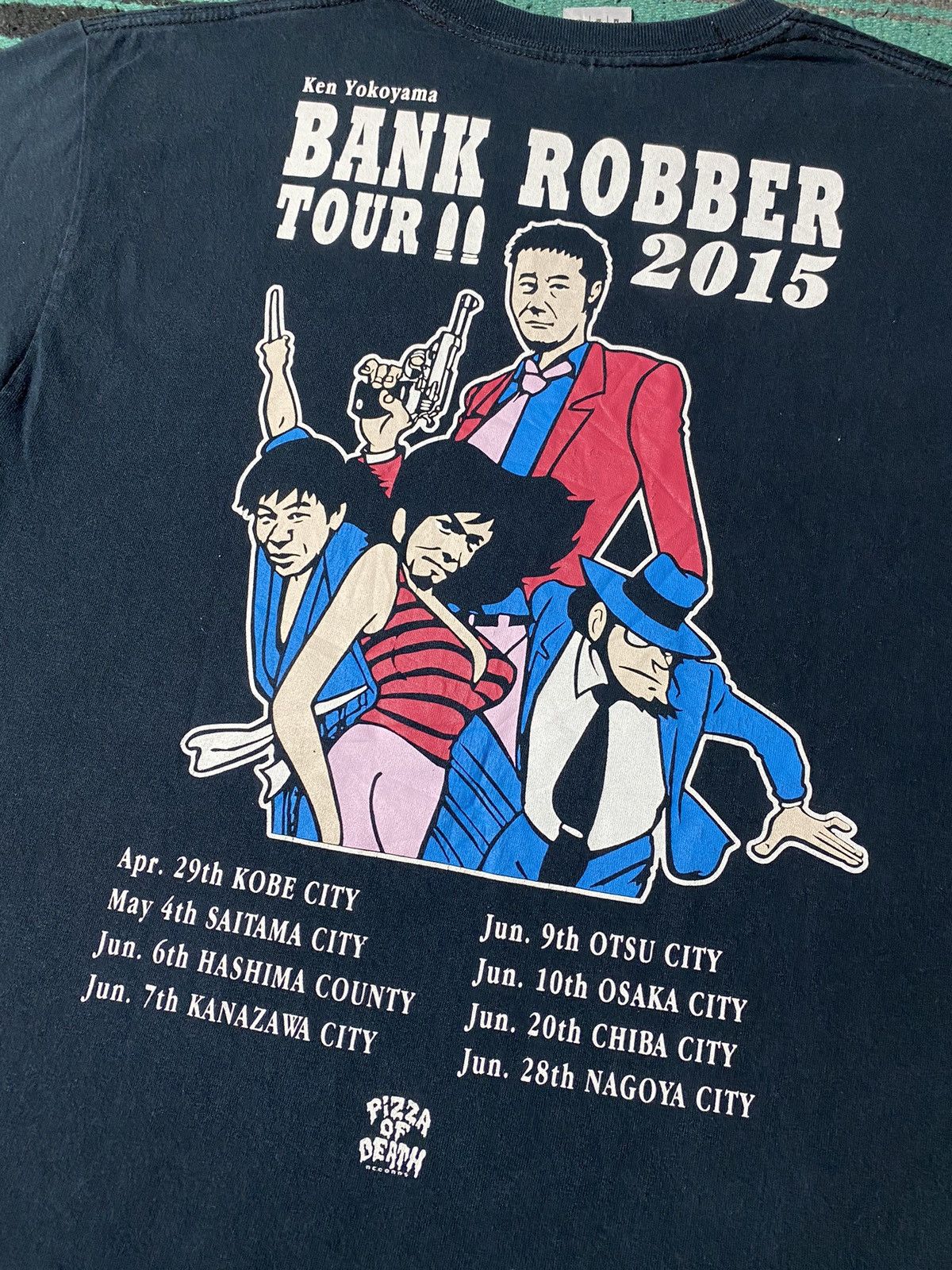 Band Tees Vintage Pizza of Death Record Ken Yokohama Tour 2015 Size US M / EU 48-50 / 2 - 3 Thumbnail