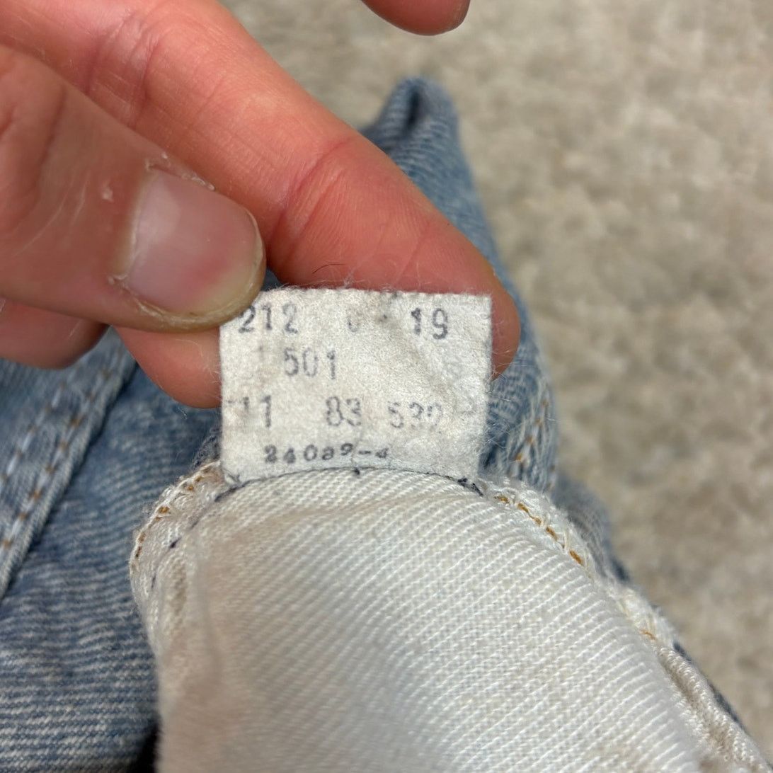 Levi's × Vintage Vintage 80s Levi's 501 Straight Leg Jeans 30x32 (28x29) Size US 28 / EU 44 - 11 Thumbnail