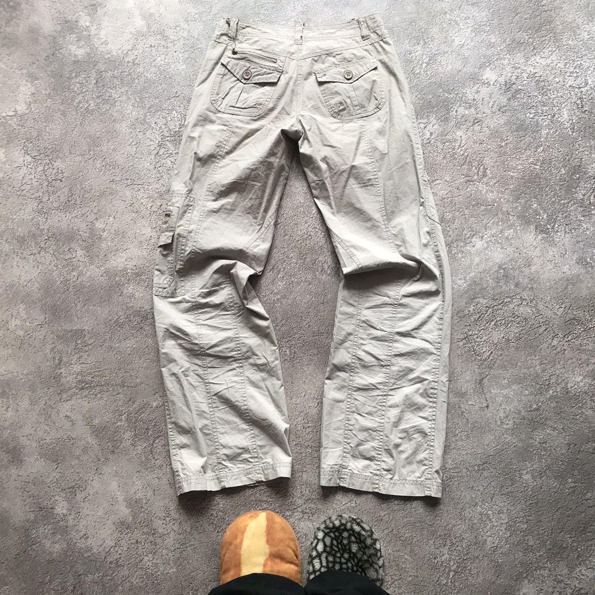Vintage Vintage 90s Japanese Baggy Cargo Pants Parachute Skate 28 Size 28" / US 6 / IT 42 - 6 Thumbnail
