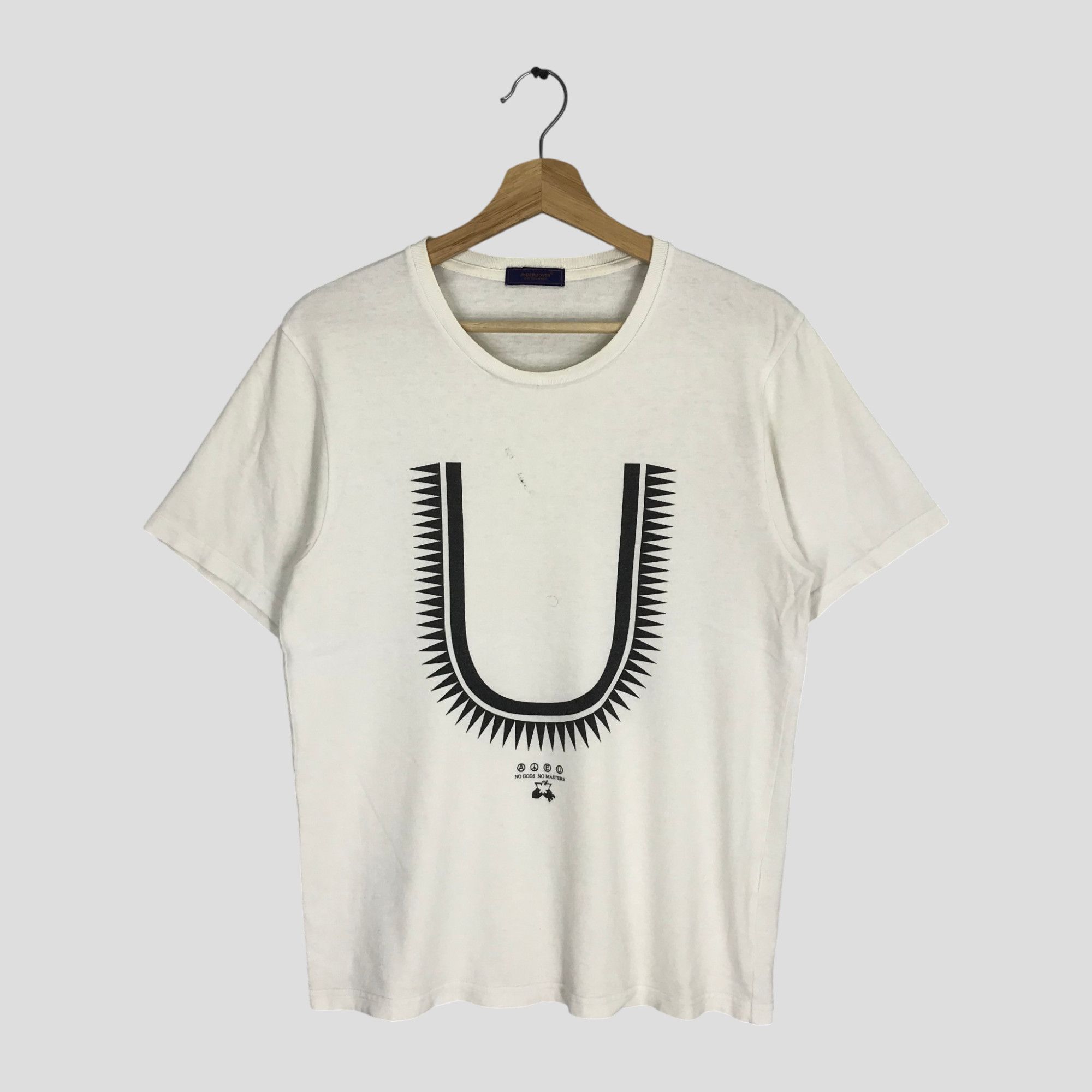 Undercover Vintage Undercover Jun Takahashi Big Logo White T shirt Size US M / EU 48-50 / 2 - 1 Thumbnail