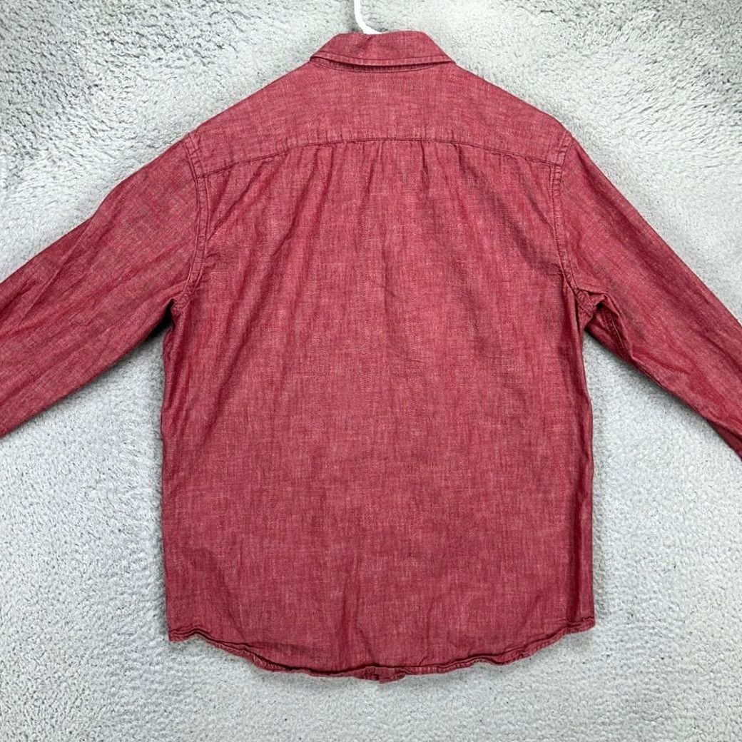 Banana Republic Banana Republic Button-Up Shirt Adult Medium Red Standard Fit Casual Pocket Mens Size US M / EU 48-50 / 2 - 3 Thumbnail