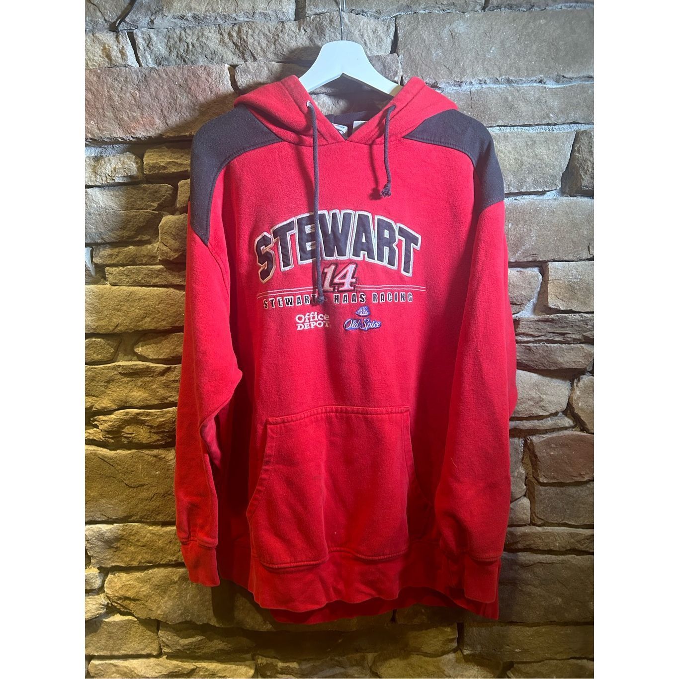 NASCAR Vintage 1990s NASCAR Tony Stewart Old Spice sweatshirt Size US XL / EU 56 / 4 - 1 Thumbnail