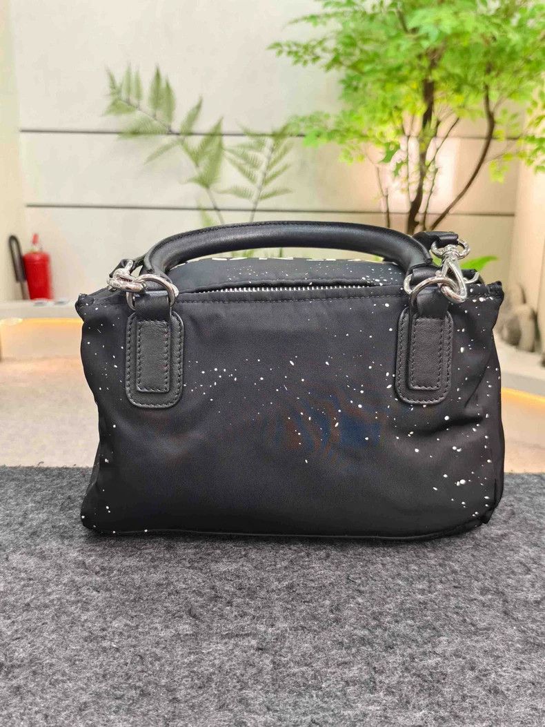 Givenchy Givenchy Letter Print Nylon Crossbody Bag, Black Size ONE SIZE - 9 Thumbnail