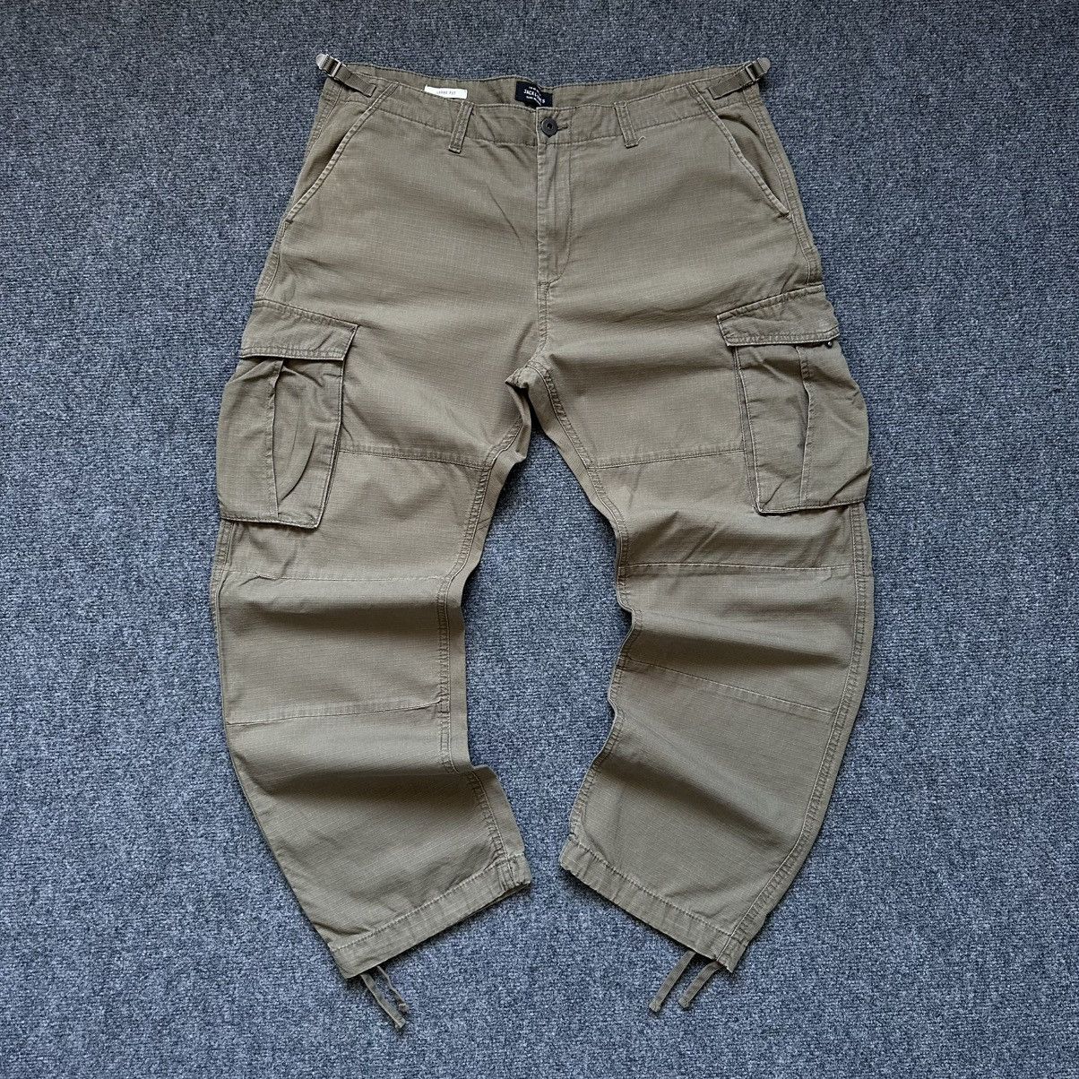 20471120 VTG Jack & Jones Olive Multi-pocket Pants Military W38xL32 Size US 38 / EU 54 - 3 Thumbnail