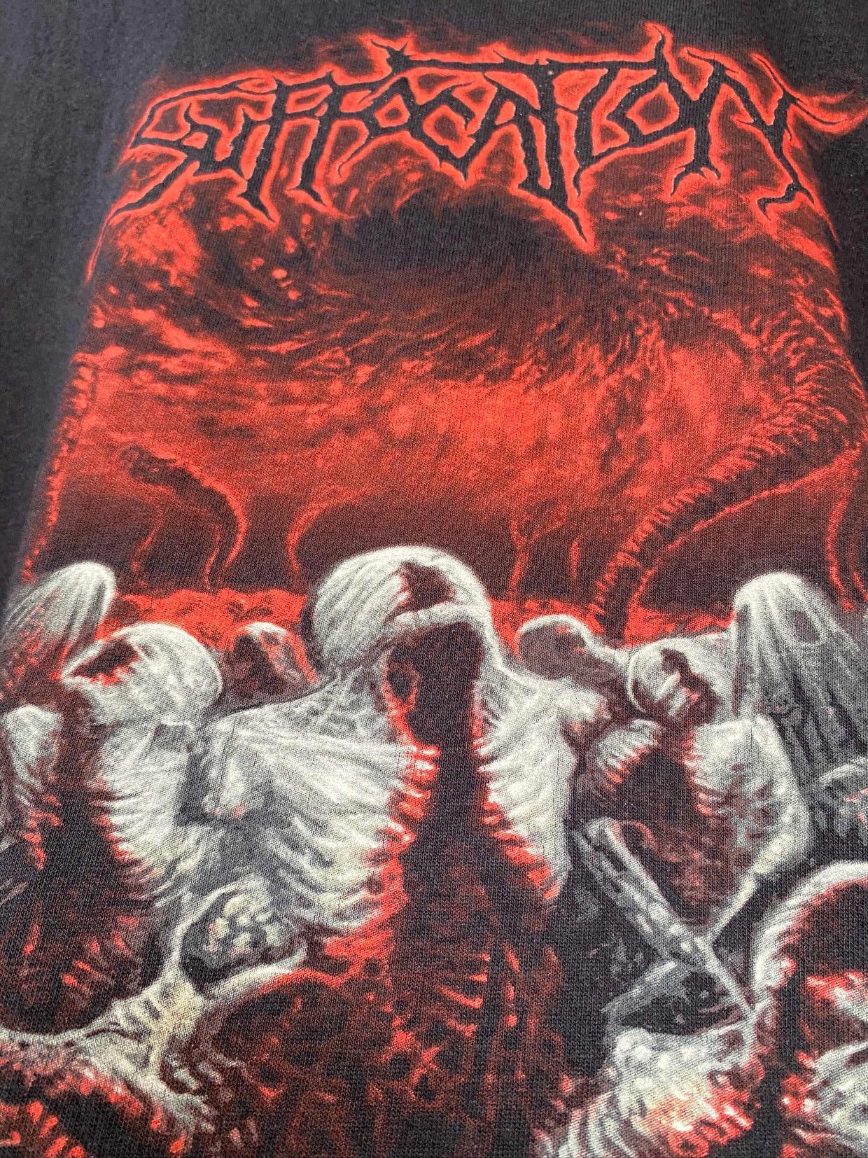 Anvil Suffocation " Blood Apocalypse Tour 2009 " Size US L / EU 52-54 / 3 - 5 Thumbnail