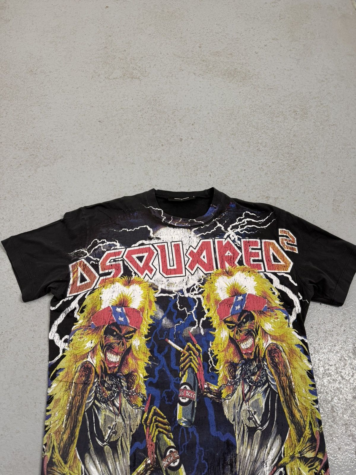 Dsquared2 Dsquared2 Sisters From Hell Iron Maiden T-Shirt Size US L / EU 52-54 / 3 - 3 Thumbnail