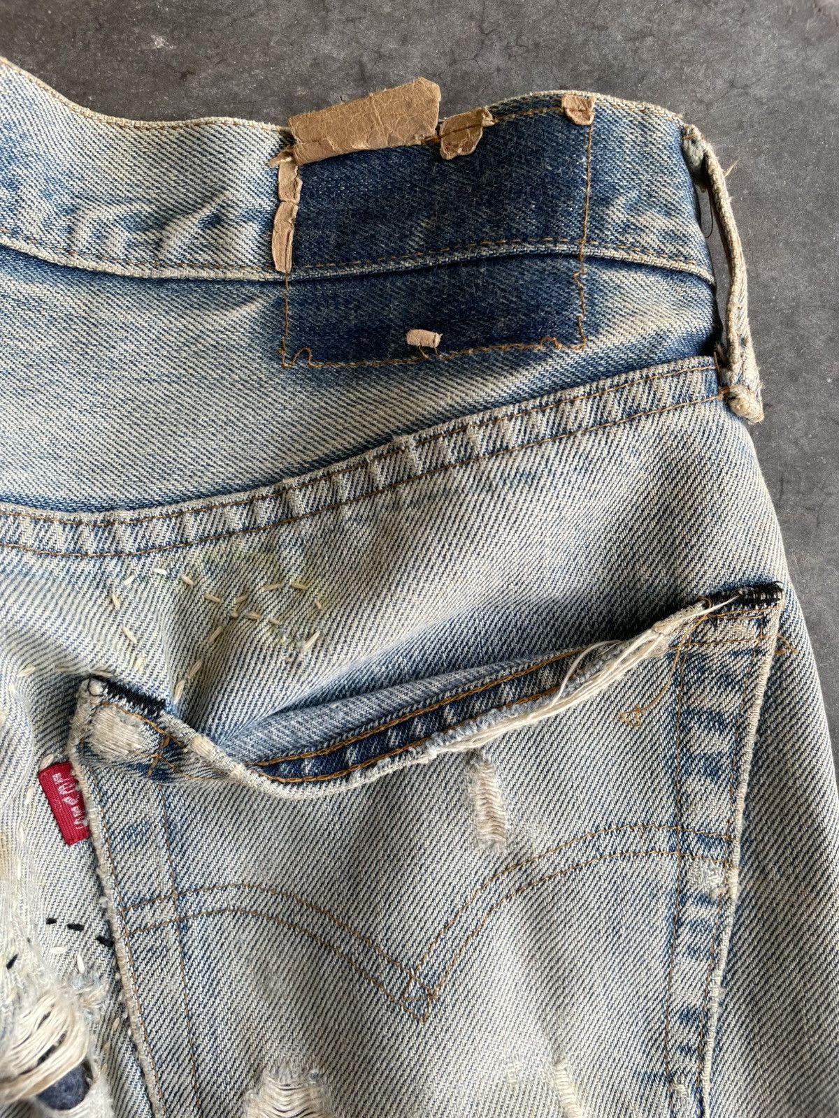 Levi's VTG 80s Levi's 501 Redline #524 #boro Size US 30 / EU 46 - 17 Thumbnail