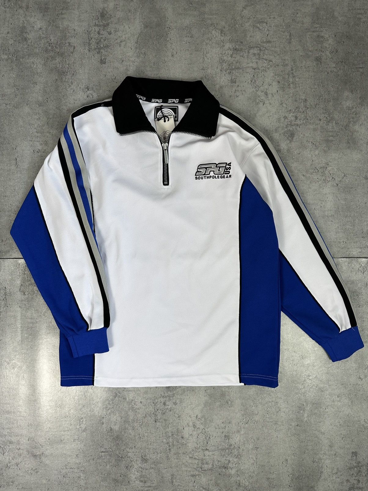 Southpole × Vintage Southpole 1/4 Zip Sweatshirt Street Swag Size US L / EU 52-54 / 3 - 1 Thumbnail