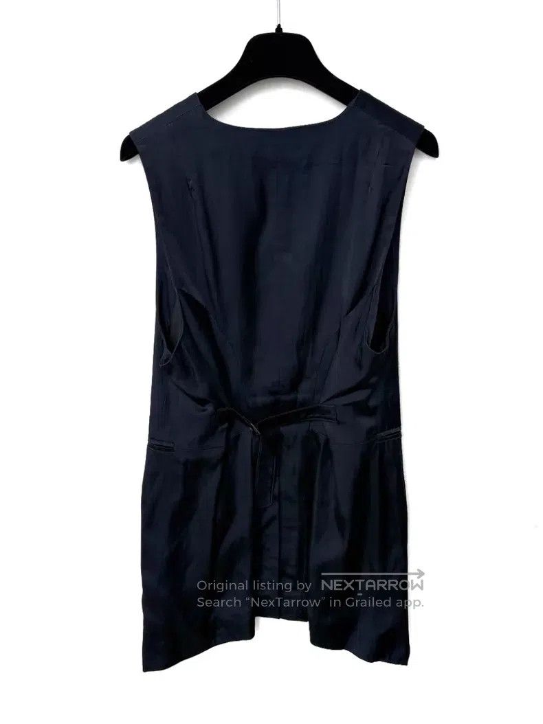 Ann Demeulemeester Ann Demeulemeester Spring/Summer Glossy Long Vest Size XS / US 0-2 / IT 36-38 - 6 Thumbnail