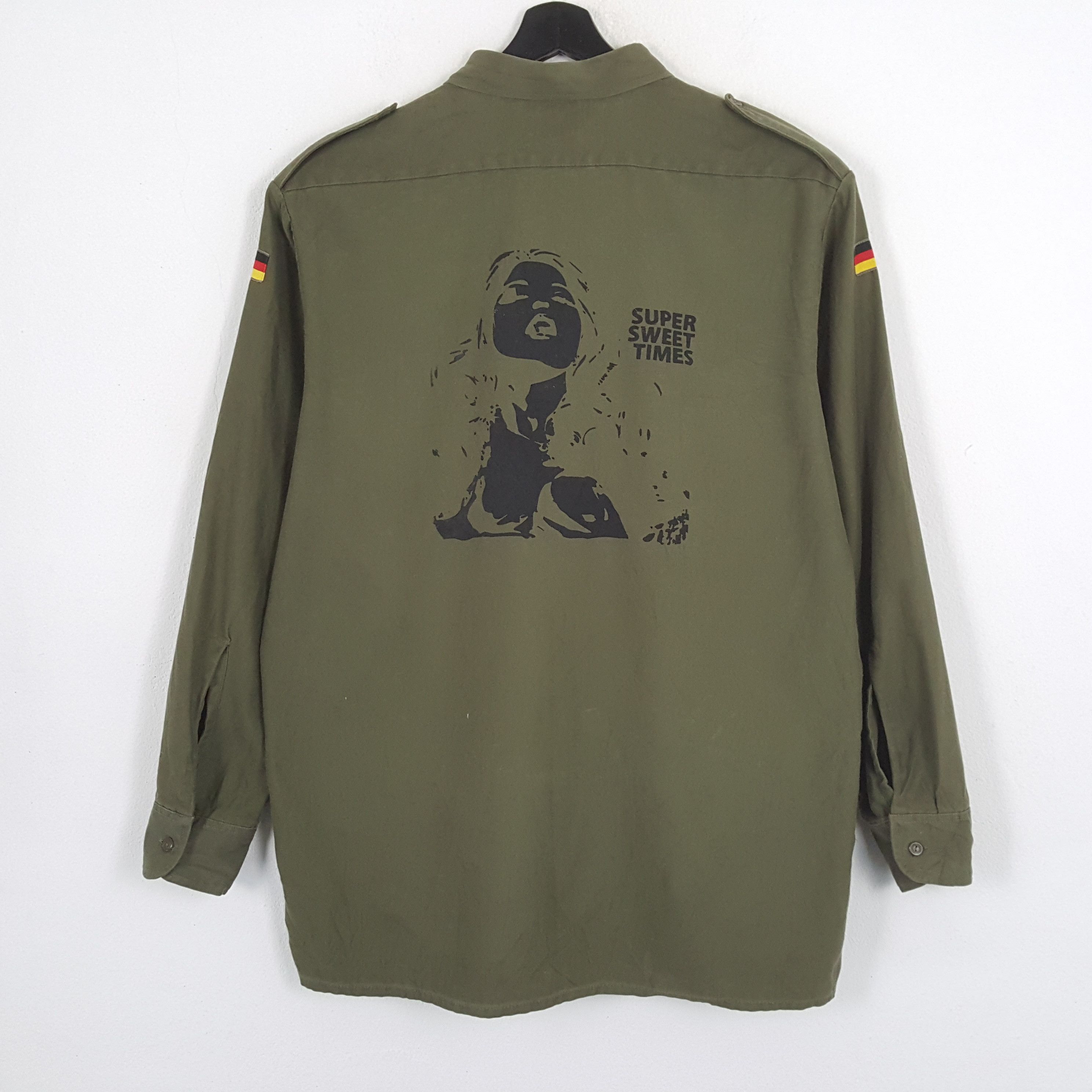 Vintage Military Army Style Custom Art Shirt Size US L / EU 52-54 / 3 - 1 Thumbnail