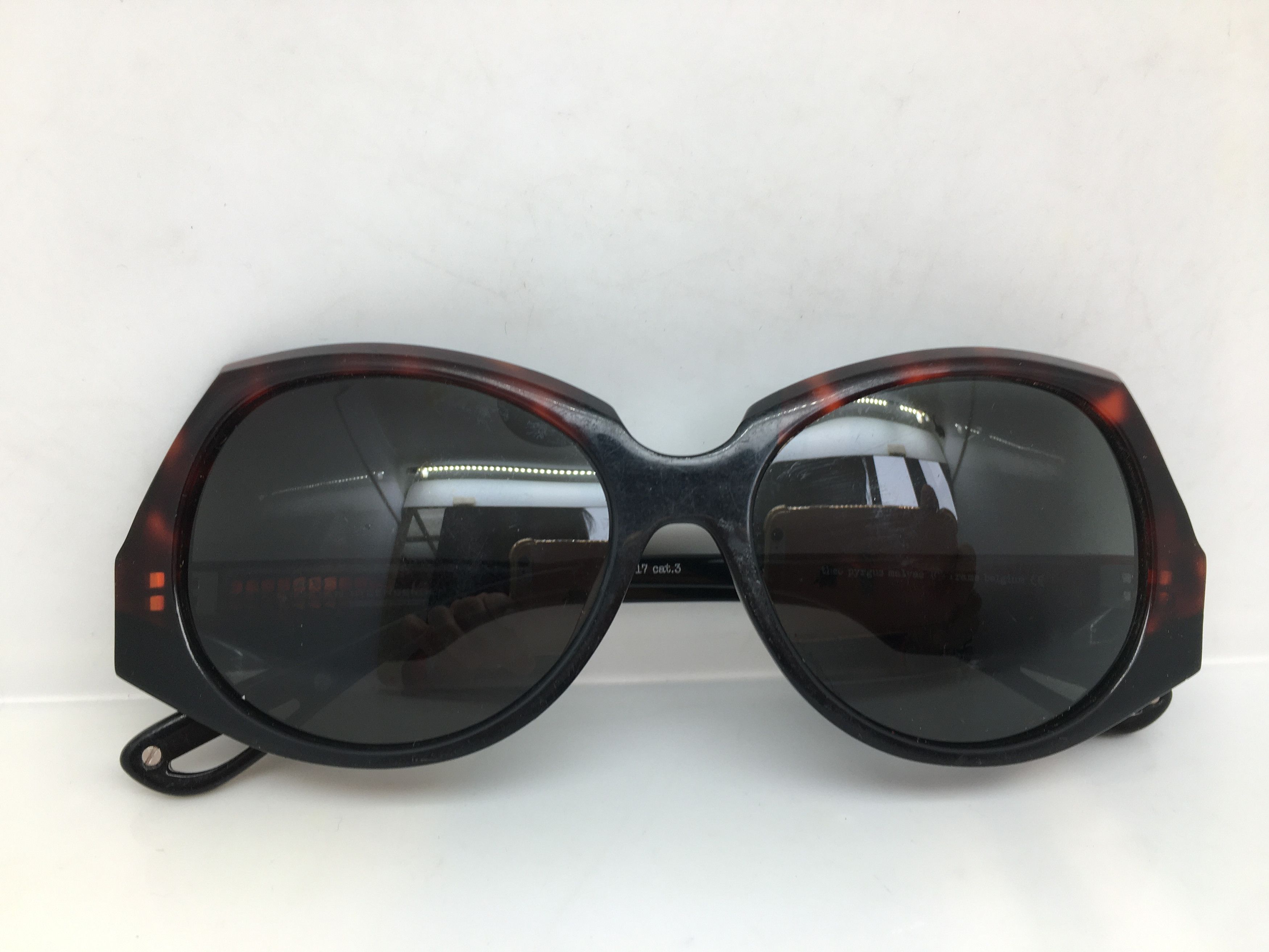 Vintage Theo by TIM VAN STEENBERGEN Tortoise Cateye Sunglasses Size ONE SIZE - 5 Thumbnail