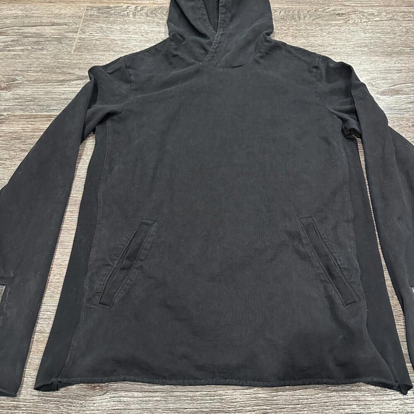Rta RTA Men’s Hoodie – Size M – Black with Zipper Sleeve Detail Size US M / EU 48-50 / 2 - 5 Thumbnail