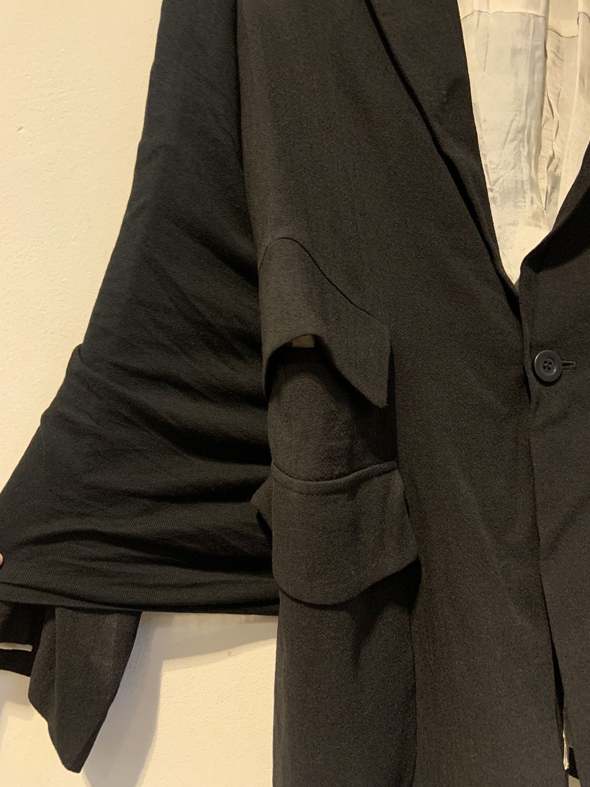 Rick Owens Rick Owens Wool Blazer with T-shirt Back Detail Size US S / EU 44-46 / 1 - 4 Thumbnail