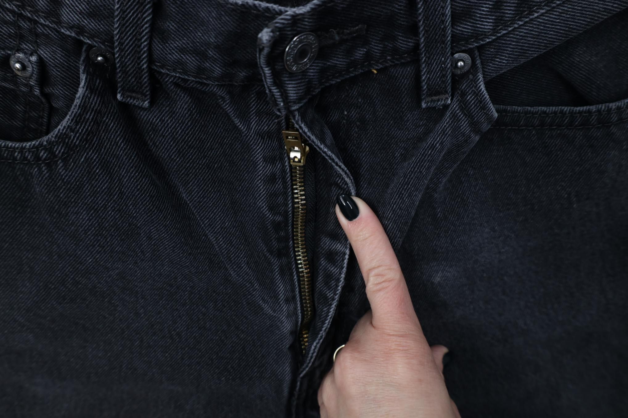 Levi's Vintage Y2K Levis 505 Regular Fit Straight Leg Jeans Black Size US 36 / EU 52 - 6 Thumbnail