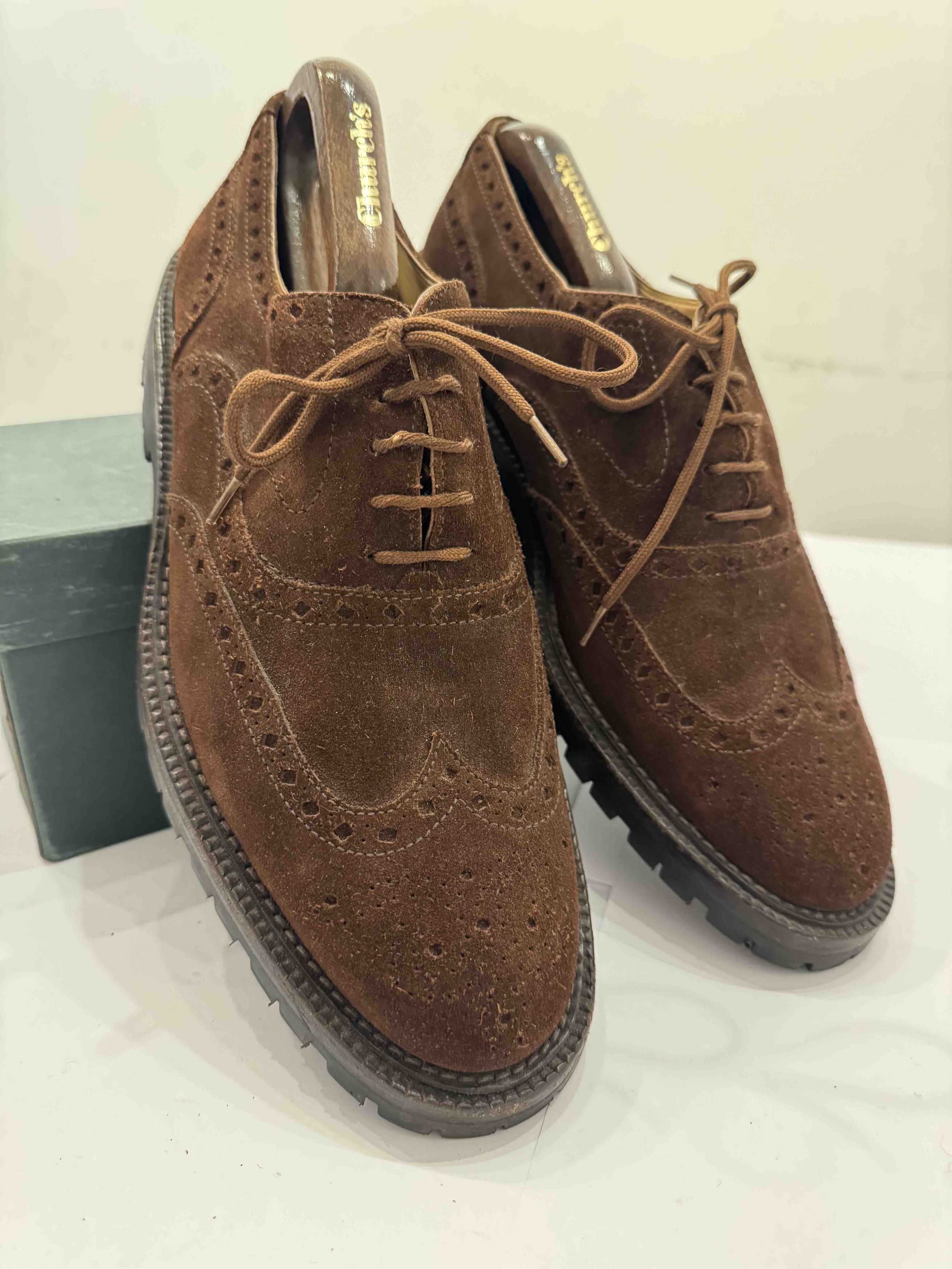 Other Scarpe Al Duca D'Aosta Derby in Suede marrone Size US 10 / EU 43 - 2 Thumbnail
