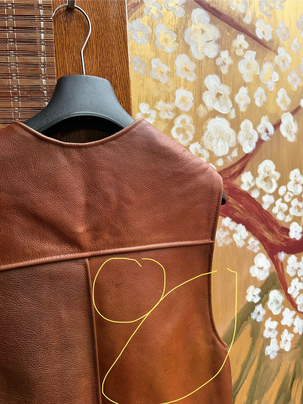Vintage Vintage Moss Leather Goods Brown Leather Jerkin Jacket Vest Size US S / EU 44-46 / 1 - 7 Thumbnail